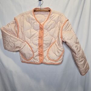 Veveret cropped quilted jacket